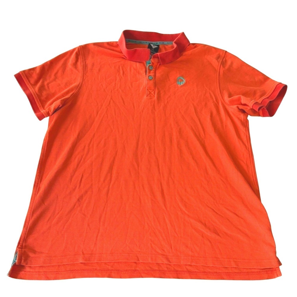 REI Co-op x Outdoor Afro Polo Shirt Mens Large Orange Performance Hiking